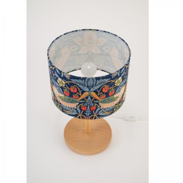 スタンドランプ テーブルランプ LED 卓上ランプ ウィリアムモリス スタンドライト イチゴ泥棒 青 ブルー デスクライト 日本製 ランプ 間接照明 アンティーク調 |  | 03