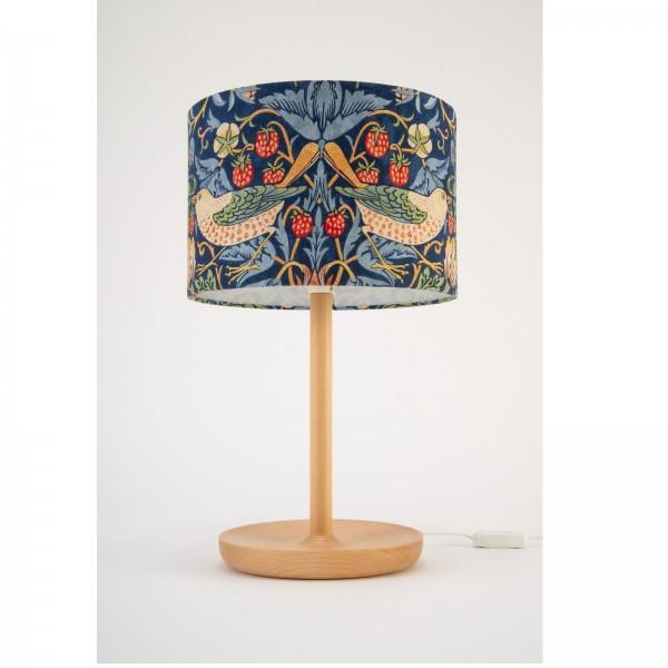 スタンドランプ テーブルランプ LED 卓上ランプ ウィリアムモリス スタンドライト イチゴ泥棒 青 ブルー デスクライト 日本製 ランプ 間接照明 アンティーク調 |  | 04