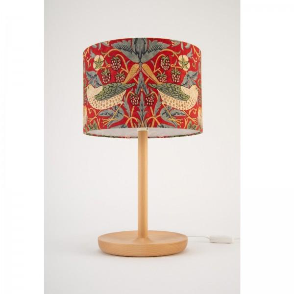 スタンドランプ テーブルランプ LED 卓上ランプ ウィリアムモリス スタンドライト イチゴ泥棒 赤 レッド デスクライト 日本製 ランプ 間接照明 アンティーク調 |  | 03