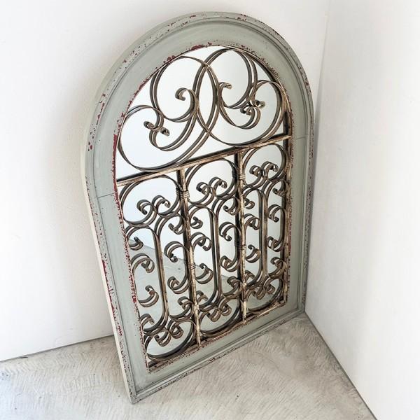 ウォールミラー ミラーパネル 壁掛けミラー アンティーク調 鏡 大型