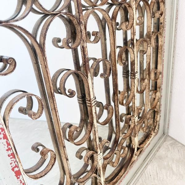 ウォールミラー ミラーパネル 壁掛けミラー アンティーク調 鏡 大型