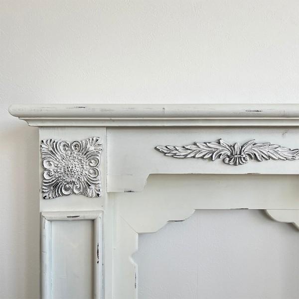 【お値下げ】シャビーシック組み立て式　コンソール　マントルピース　アンティーク調 シャビーシックの組み立て式 コンソール マントルピース アンティーク