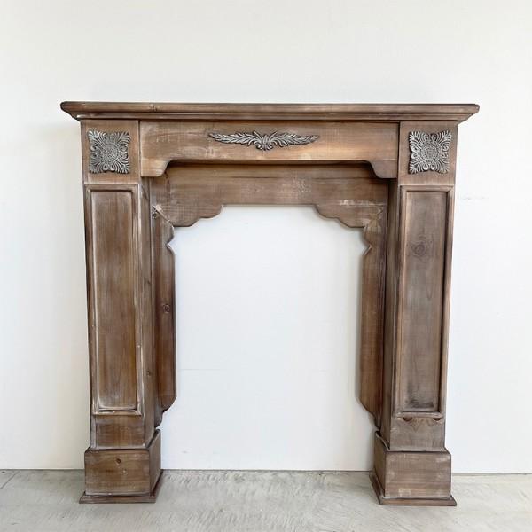 お値下げ】シャビーシック組み立て式 コンソール マントルピース