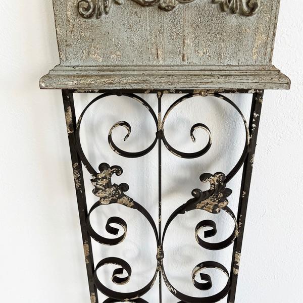 ウッド・アイアンスリムパネル ドア 装飾用 ウォールデコ オブジェ アンティーク ウッド・アイアンスリムパネル