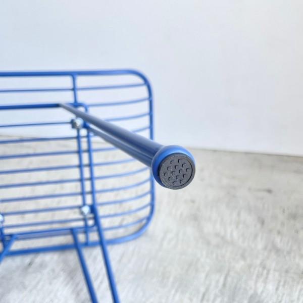 サイドテーブル スチール ブルー スツール おしゃれ フォルジスツール