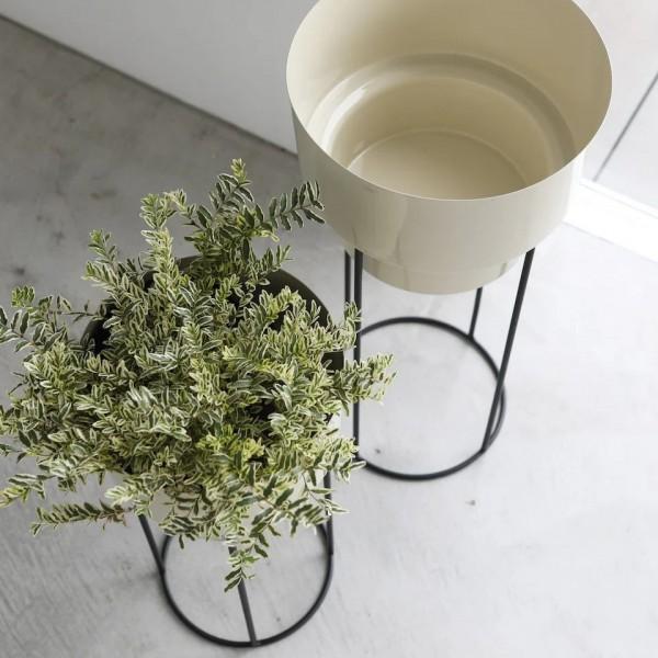 プランタースタンド ポットカバースタンド ２点セット フラワーポット クリーム フラワースタンド プランター 鉢カバー 花台 ガーデニング 店舗什器 |  | 07