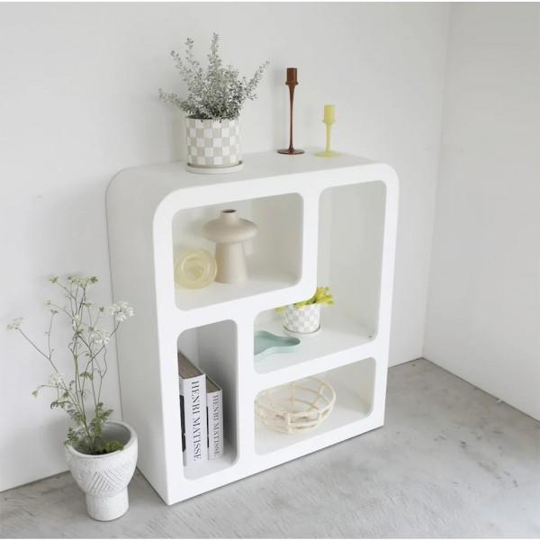可愛い　飾棚 ケイブ シェルフ ラック ホワイト 飾り棚 白 棚 CAVE 小物入れ 置き型