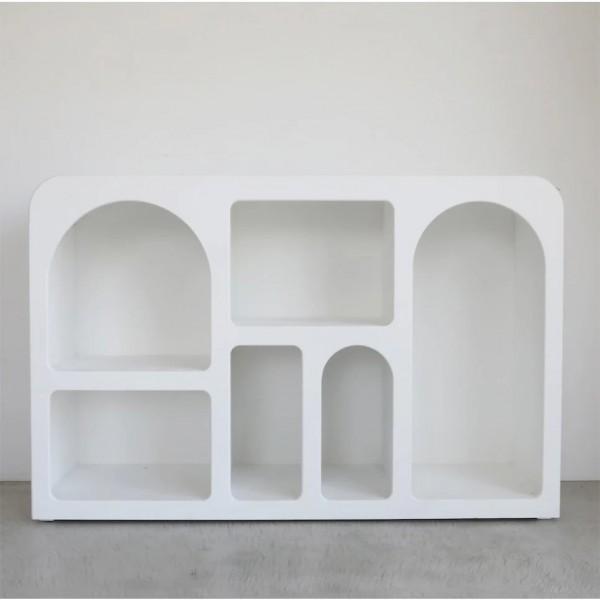 アニーブ シェルフ 飾り棚 ラック ホワイト 飾り台 白 棚 CAVE 小物