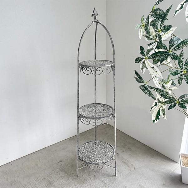 アイアン フラワースタンド 3段スタンド オリオル スリーティア