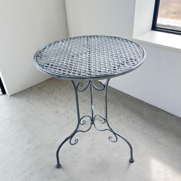 ガーデンテーブル マリー グレー アイアンテーブル アイアン ティー