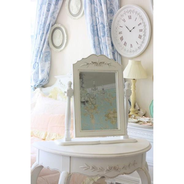 卓上 スタンドミラー 鏡 0001 シャビーシック 送料無料 ホワイト ドレッサー かわいい アンティーク風 アンティーク Antique カントリーコーナー Country Cor Ei 008 Style Rococo 通販 Yahoo ショッピング