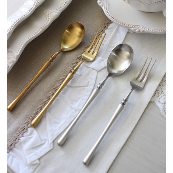 シルバー&七宝 デザートカトラリー シルバー&七宝 デザートカトラリー