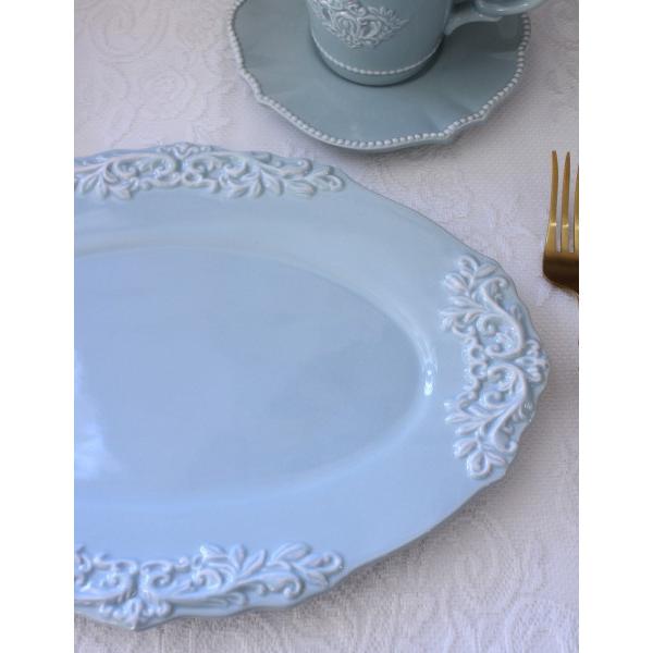 オーバルプレート 楕円皿 アンティーク風 洋食器 ミニョン