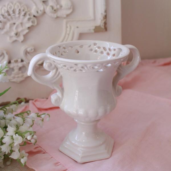 フラワーベース ホワイト 花瓶 フルール (184) フラワーポット ベース