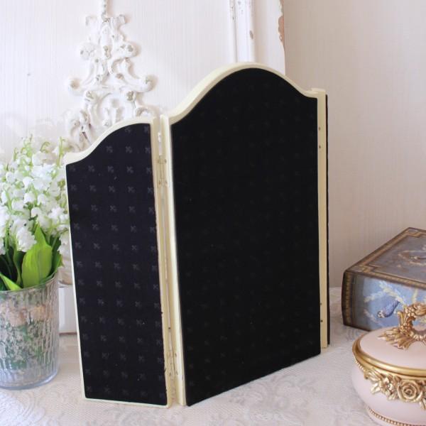 ドレッサーミラー スタンドミラー 三面鏡 ミラー ベルサイユ リボン