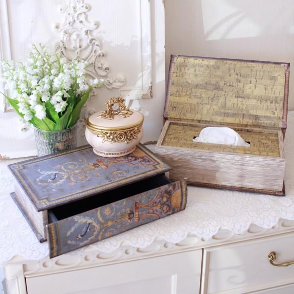 ブック ティッシュケース ティッシュカバー 本 ブック型 バード (130