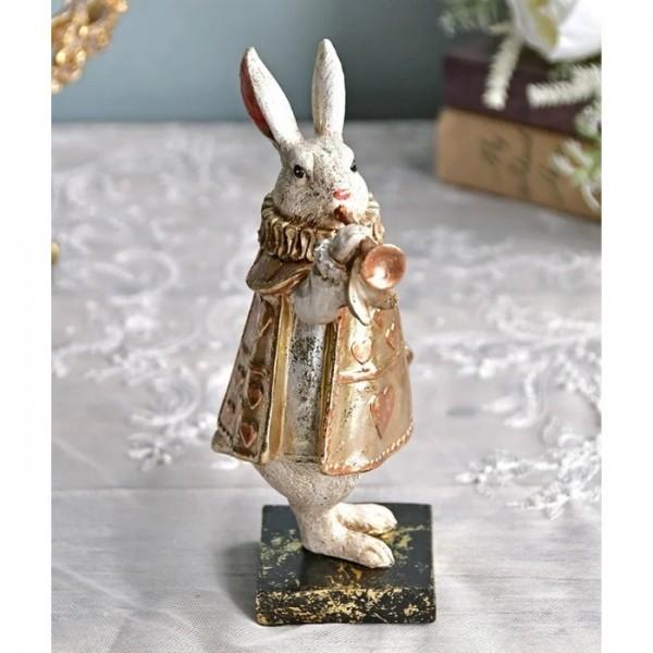 ワンダーランド ラビットオブジェ 不思議の国のアリス ラビット 置物