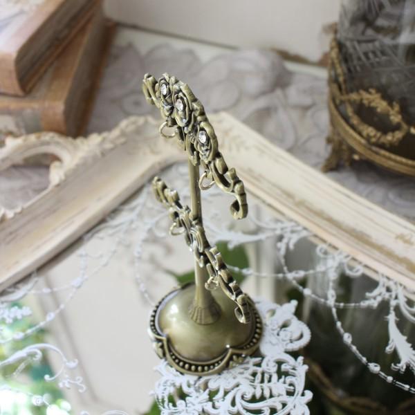 ピアス　ホルダー商品棚ゴールド　ドレッサー　イヤリング インテリア アンティーク ピアス ホルダー商品棚ゴールド ドレッサー イヤリング