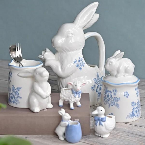 陶器製 ピンクアヒル置物 かわいい インテリア ミニチュア 小物入れ アヒル 可愛い 陶器製 オブジェ ブルームミニ