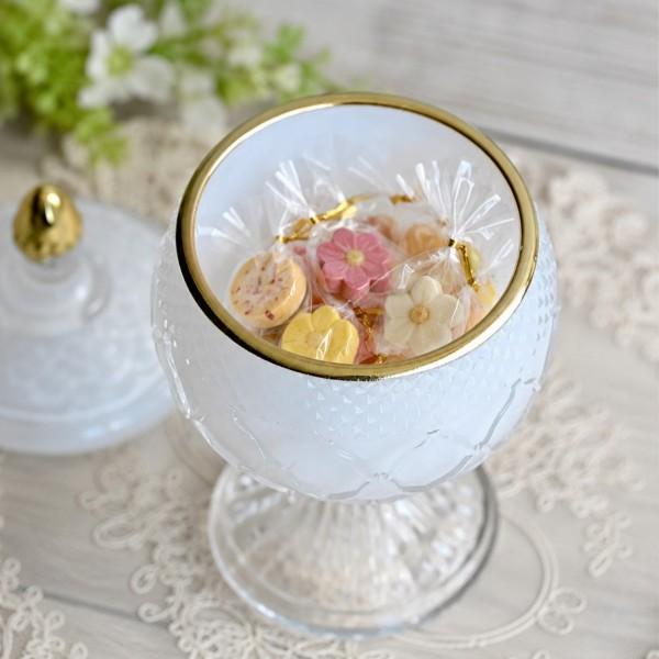 キャニスター ガラス 小物入れ 蓋付き コットンケース アンティーク