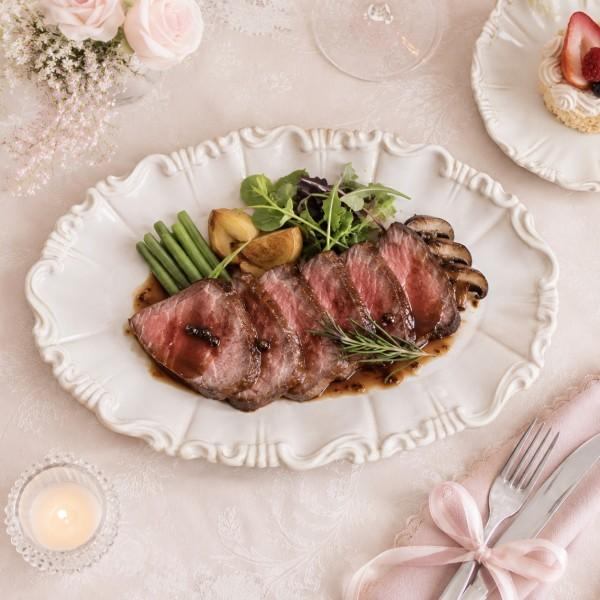 洋食器 食器 かわいい 大皿 楕円 オーバルプレート ディナープレート
