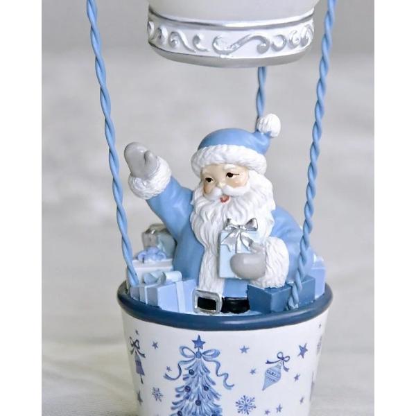 クリスマスオーナメント サンタクロース 気球 バルーン サンタ