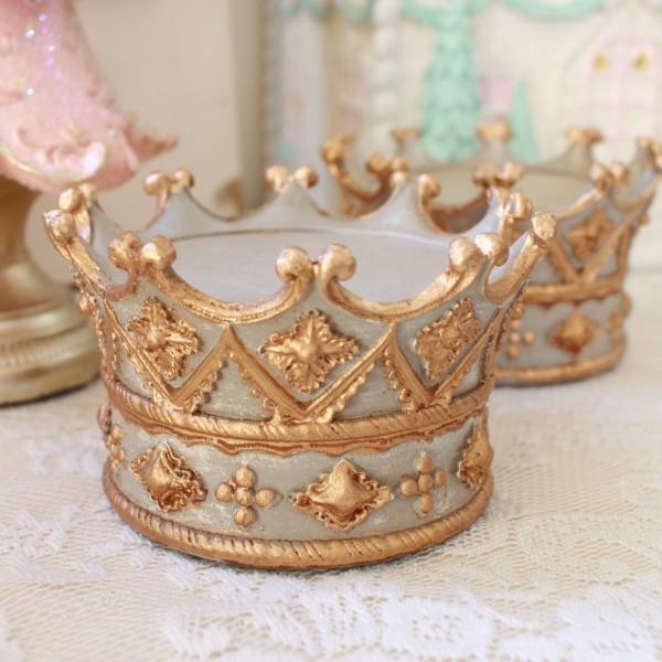 sale30) クラウン キャンドルホルダー キャンドルスタンド 王冠 置物 