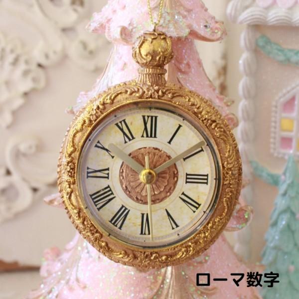 時計 アンティーククロック オーナメント ツリーオーナメント