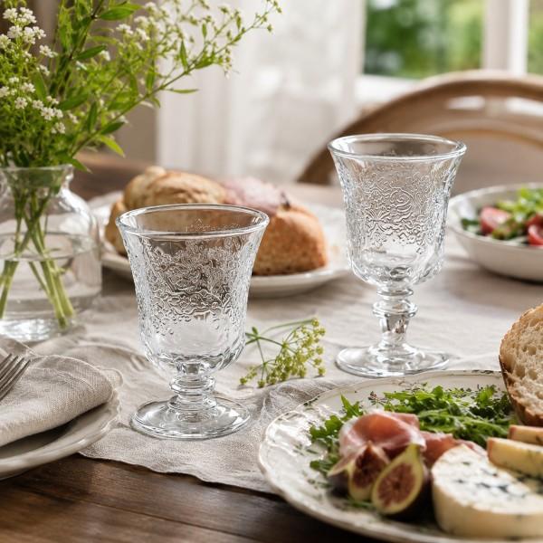 フランス製　ビンテージ　レア趣き有る手作りガラスの使いやすいサイズのゴブレット！ ゴブレット アンボワーズ グラス 290cc フランス製 ロシェル