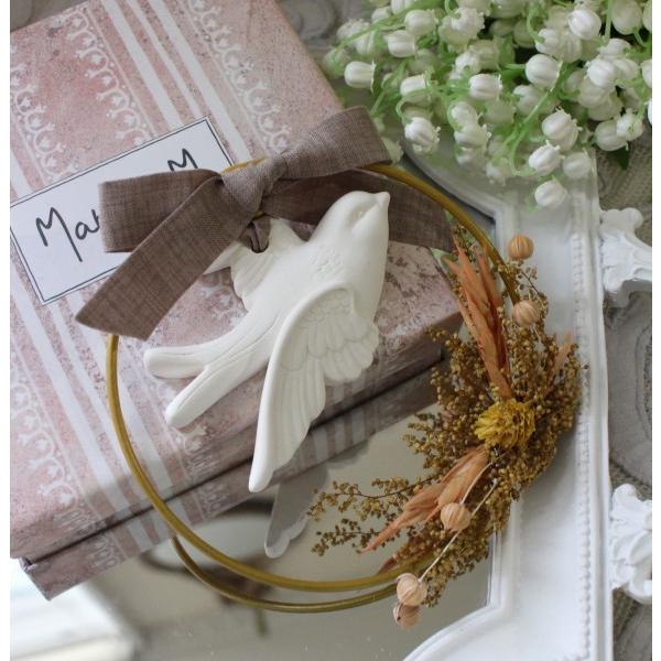 SALE30%OFF) バード オーナメント 壁飾り アロマ 石膏 アロマ飾り