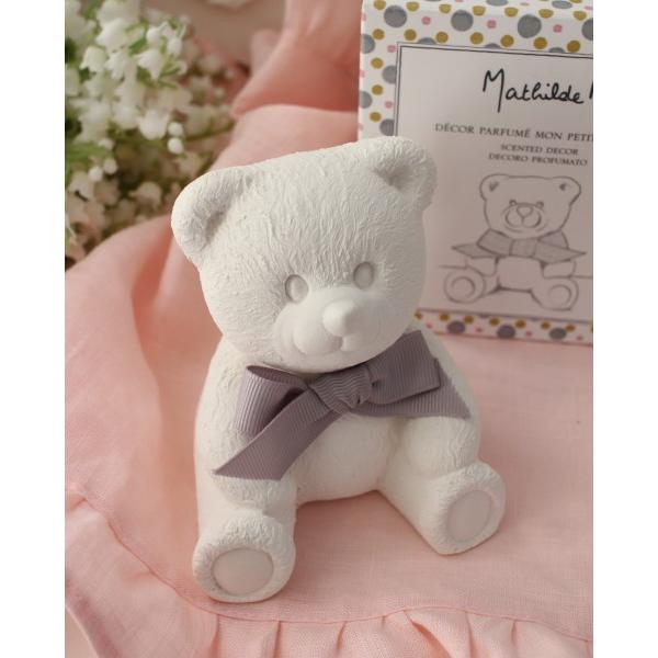 テディベア アロマオブジェ 石膏 アロマストーン 置物 可愛い