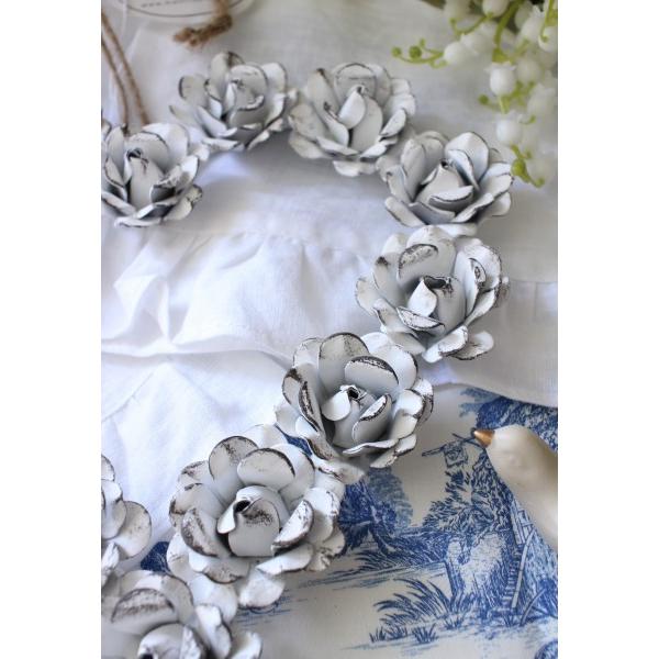 可愛い 壁飾り リース ハート マチルドエム フランス ハートリース L