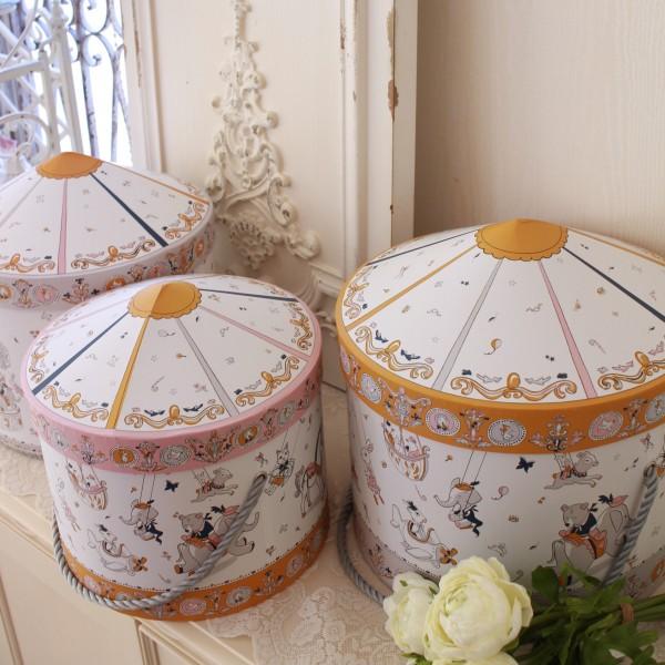 フランスアンティークボックス 薔薇柄 2個セット フランスアンティークボックス 薔薇柄 2個セット 【公式通販】