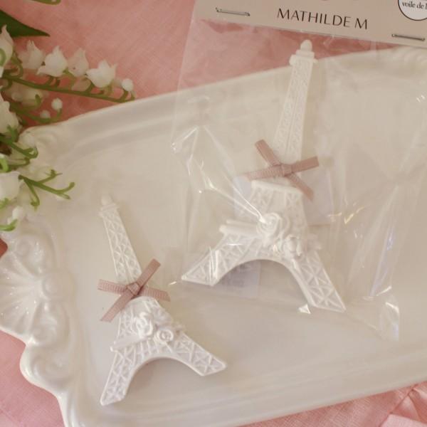 アロマストーン アロマ 石膏プレート エッフェル塔 スモール リネンベール (1155) マチルドエム センティッドデコ フランス ルームフレグランス アロマ マチルド |  | 01