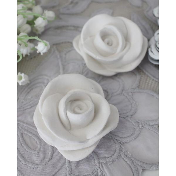 ローズ アロマ 置物 アロマストーン オブジェ ローズエレガント 薔薇