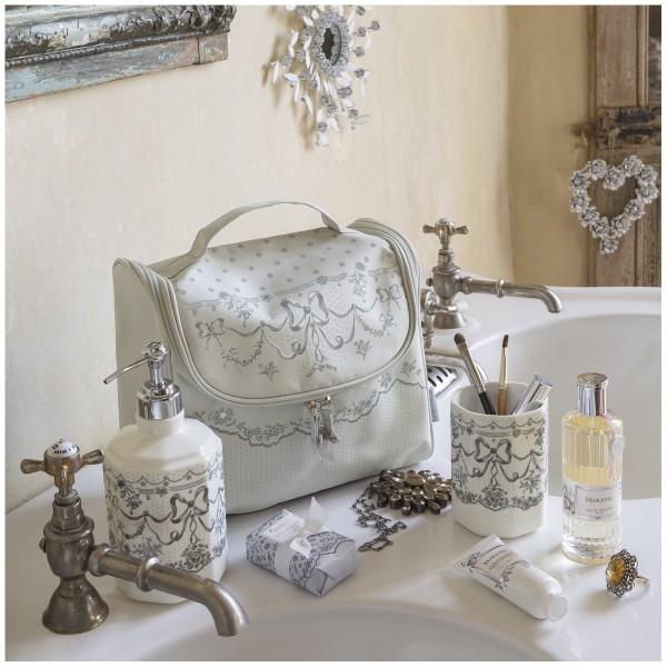 キャニスター ボックス 陶器 ホワイト コットン入れ 綿棒入れ 小物入れ