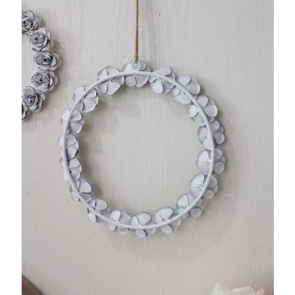 ローズリース 薔薇 アイアン 壁飾り 壁掛け マチルドエム フランス