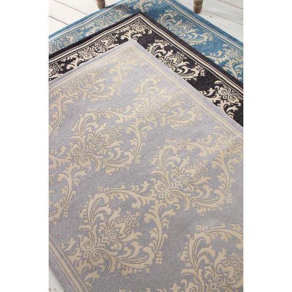 ﻿未使用 ダマスク柄じゅうたんアラベスク柄 ラグマット 絨毯 レッド カーペット ダマスク柄 じゅうたん アンティーク