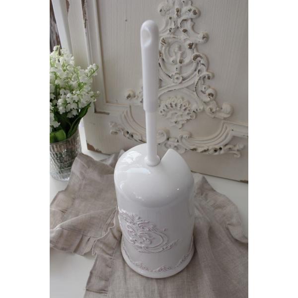 フレンチスタイル トイレブラシセット (444) トイレブラシ 陶器