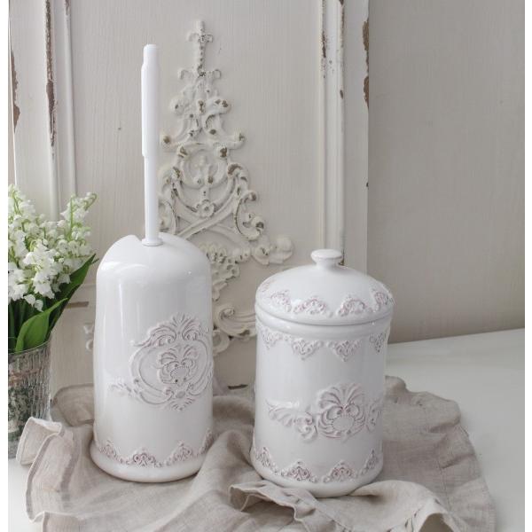 フレンチスタイル サニタリーポット (443) トイレポット 陶器