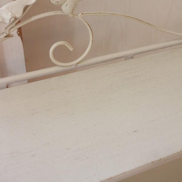 アメリカ　アイアン　飾り棚　クリームホワイト　唐草模様 アメリカ アイアン 飾り棚 クリームホワイト 唐草模様 好きな