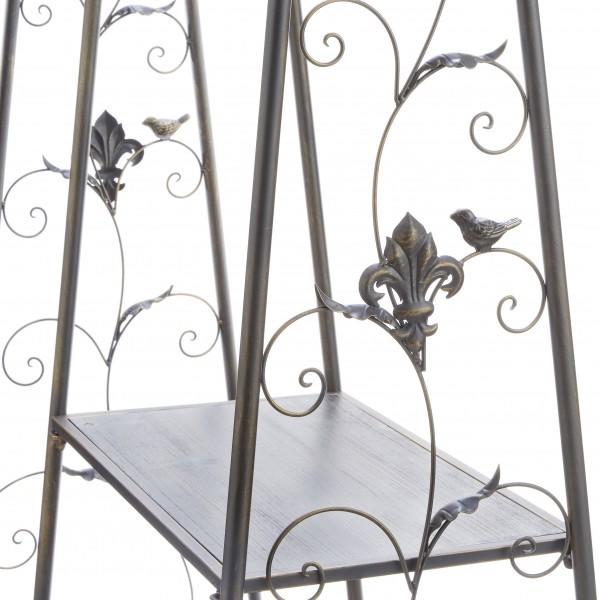 アンティークハンガーラック　ミラー　セット品　ロココ調　アイアンフレーム アンティークハンガーラックミラーセット品ロココ調アイアンフレーム