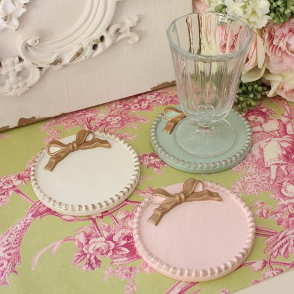 SALE30%OFF) ラウンドコースター ミニトレイ コースター リボントレー