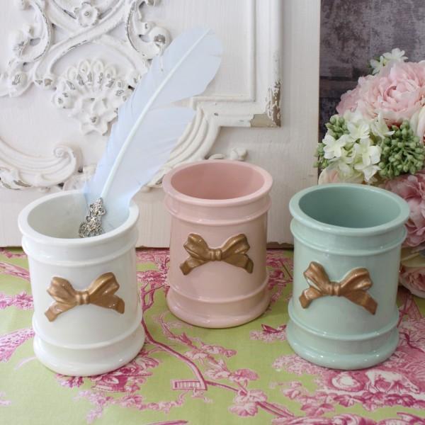 SALE30%OFF) ペン立て マルチスタンド ブラシスタンド リボン ツール