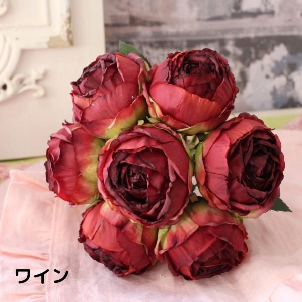 ローズブーケ バラ 薔薇 ブーケ フラワーブーケ 造花 ピンク ホワイト
