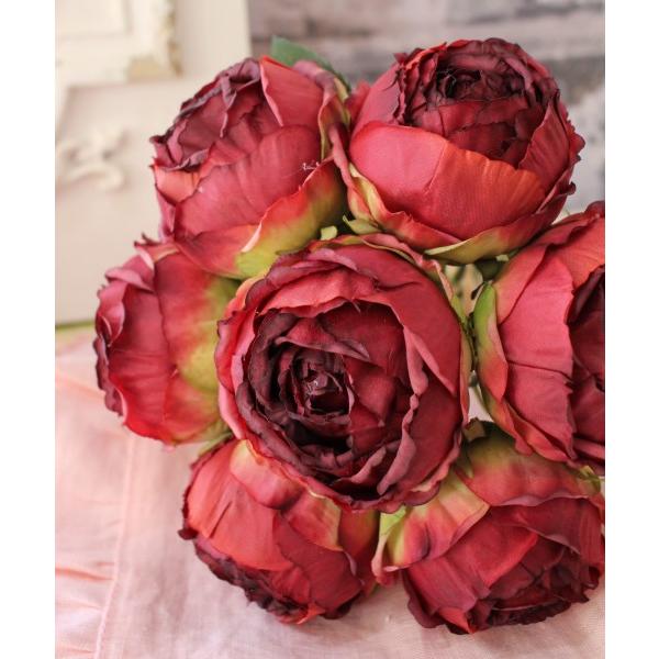 ローズブーケ バラ 薔薇 ブーケ フラワーブーケ 造花 ピンク ホワイト