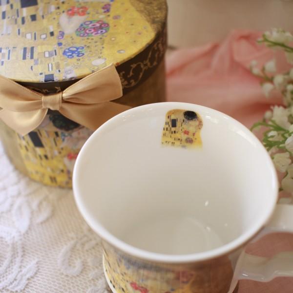 マグカップ ギフトボックス入り ニューボーンチャイナ 電子レンジ対応 ロイヤルアーデン マグ エンジェル ブグロー ファーストキス ミュシャ 時の流れ クリムト |  | 04