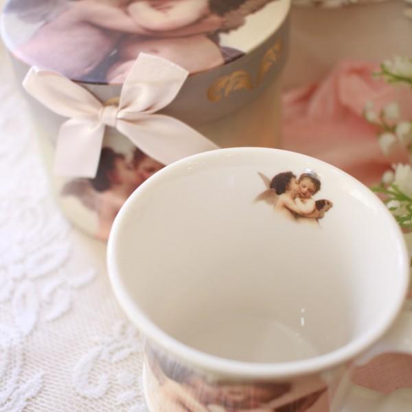 マグカップ ギフトボックス入り ニューボーンチャイナ 電子レンジ対応 ロイヤルアーデン マグ エンジェル ブグロー ファーストキス ミュシャ 時の流れ クリムト |  | 07