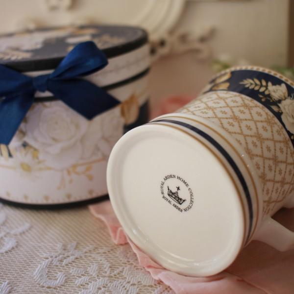 マグカップ ギフトボックス入り ニューボーンチャイナ 電子レンジ対応 ロイヤルアーデン マグ ローズ バラ いちご ストロベリー チューリップ フラワー 花柄 陶 |  | 13