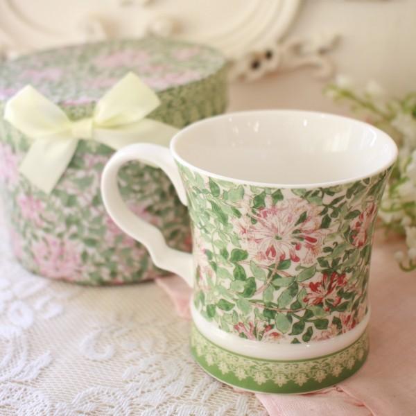 マグカップ ギフトボックス入り ニューボーンチャイナ 電子レンジ対応 ロイヤルアーデン マグ ローズ バラ いちご ストロベリー チューリップ フラワー 花柄 陶 |  | 09